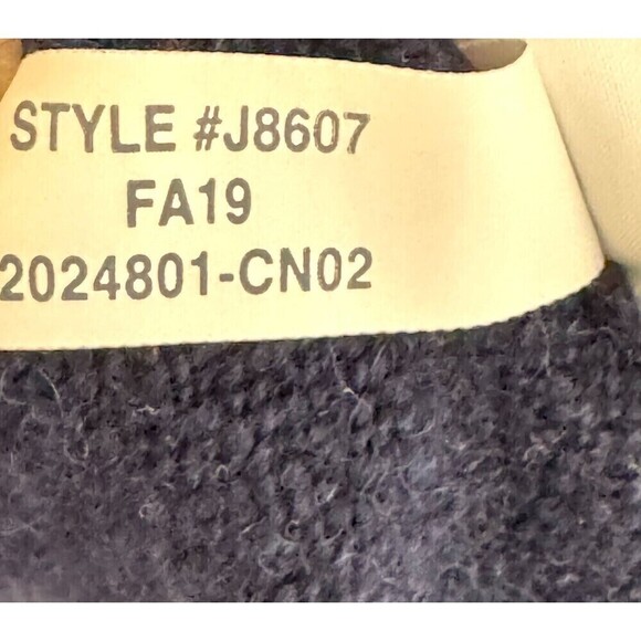 Madewell Kent Colorblock Cardigan Sweater Size Medium in Coziest Yarn Blue Tan - Picture 8 of 8